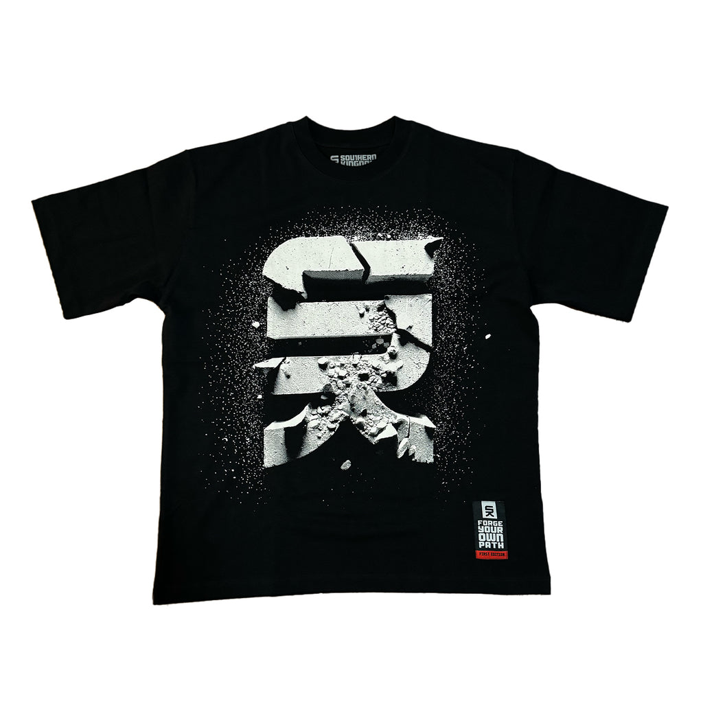 [PRE-ORDER] Southern Kingdom™ "Broken Concrete" Logo Premium Heavyweight Knit Tee