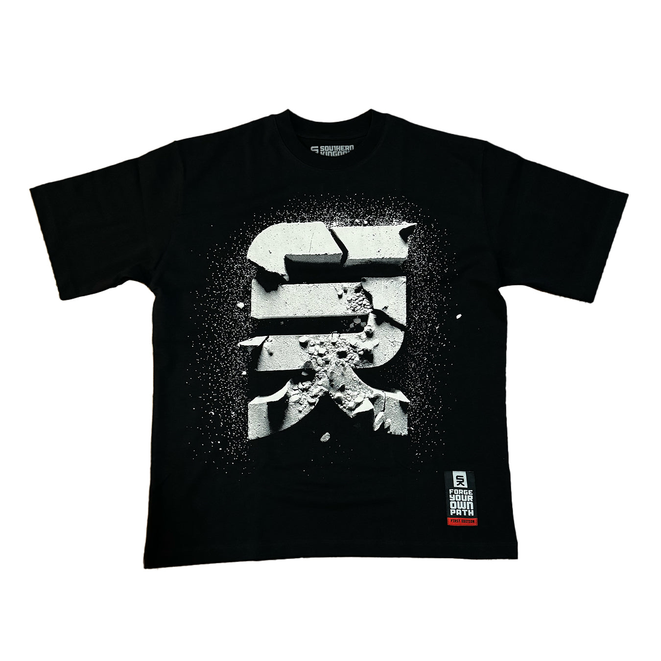 [PRE-ORDER] Southern Kingdom™ "Broken Concrete" Logo Premium Heavyweight Knit Tee