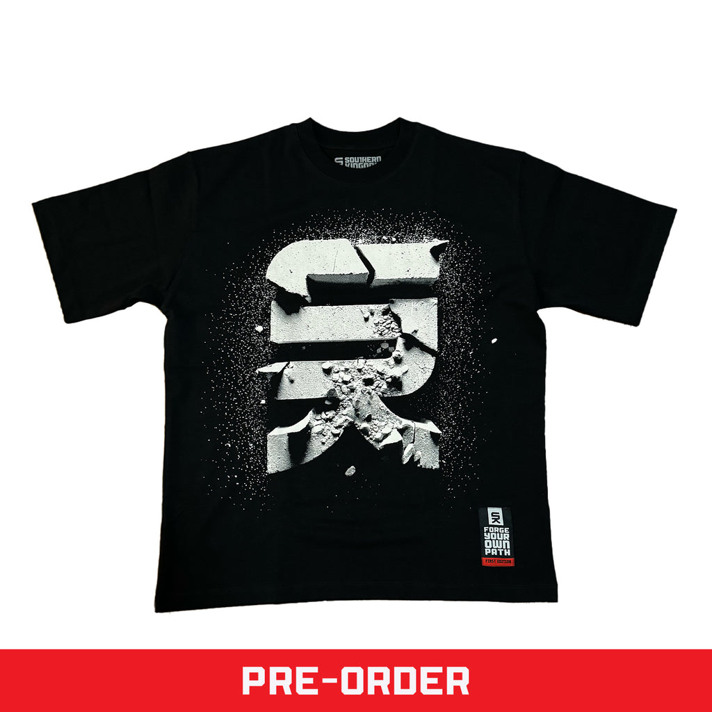 [PRE-ORDER] Southern Kingdom™ "Broken Concrete" Logo Premium Heavyweight Knit Tee
