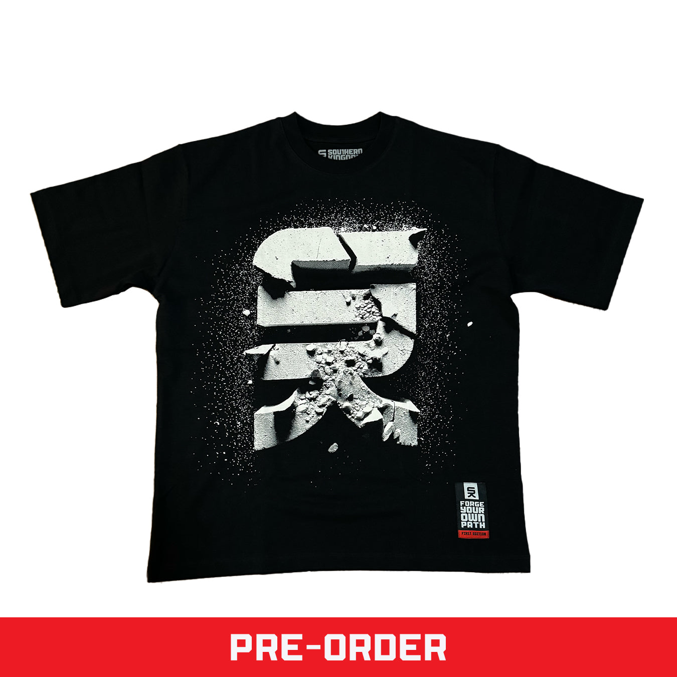 [PRE-ORDER] Southern Kingdom™ "Broken Concrete" Logo Premium Heavyweight Knit Tee